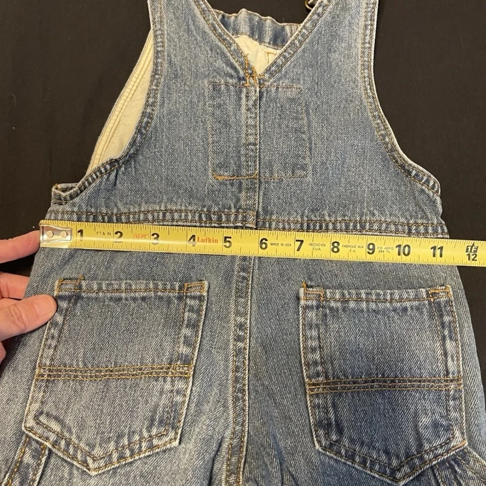 Target Baby Genuine Oshkosh Overall Light Denim Straps 2T - Picture 5 of 10